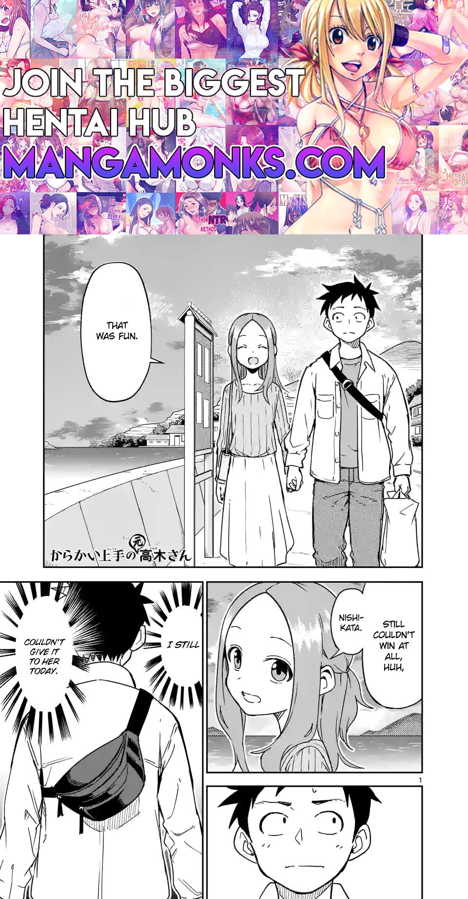 Karakai Jouzu no (Moto) Takagi-san Chapter 300 1